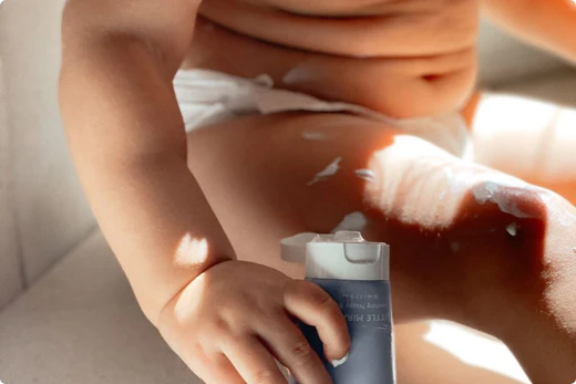 Den nyfødte babys hud